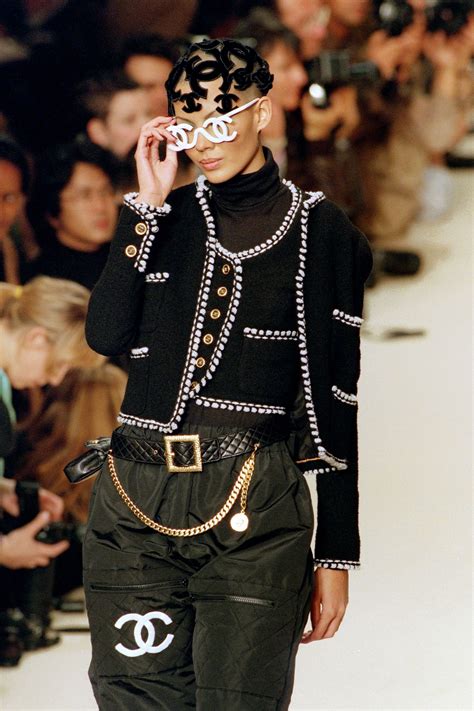 chanel 1980s runway|90s Chanel fashion shows.